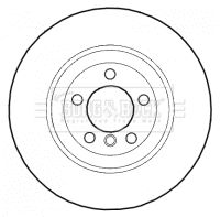 BORG & BECK Тормозной диск BBD5803S